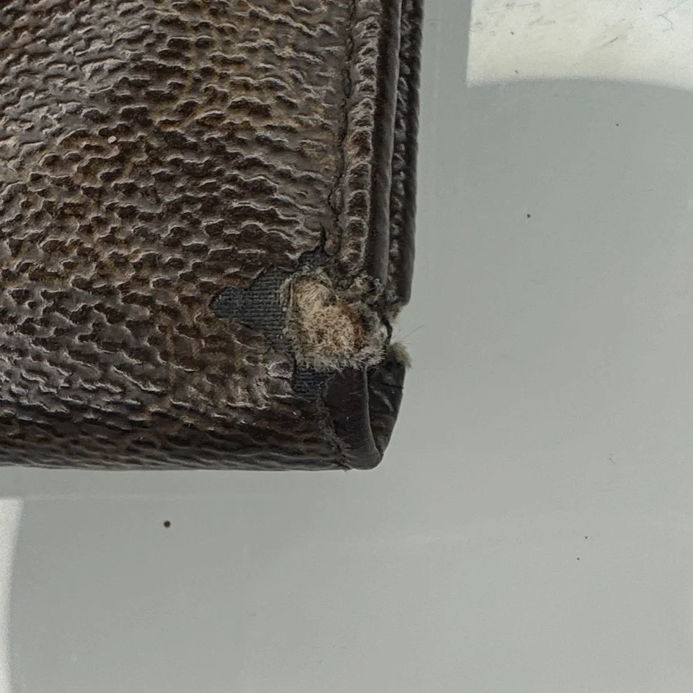 Celine Dark Brown Leather Wallet